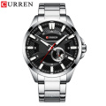 CURREN 8372 Men's Watch Quartz Watches Business Wristwatches Gold Luxury Watches Stainless Steel Relogio Masculino